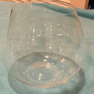 Elsa Peretti Tiffany Lead Crystal Thumbprinte Brandy Snifer Spain 20oz.